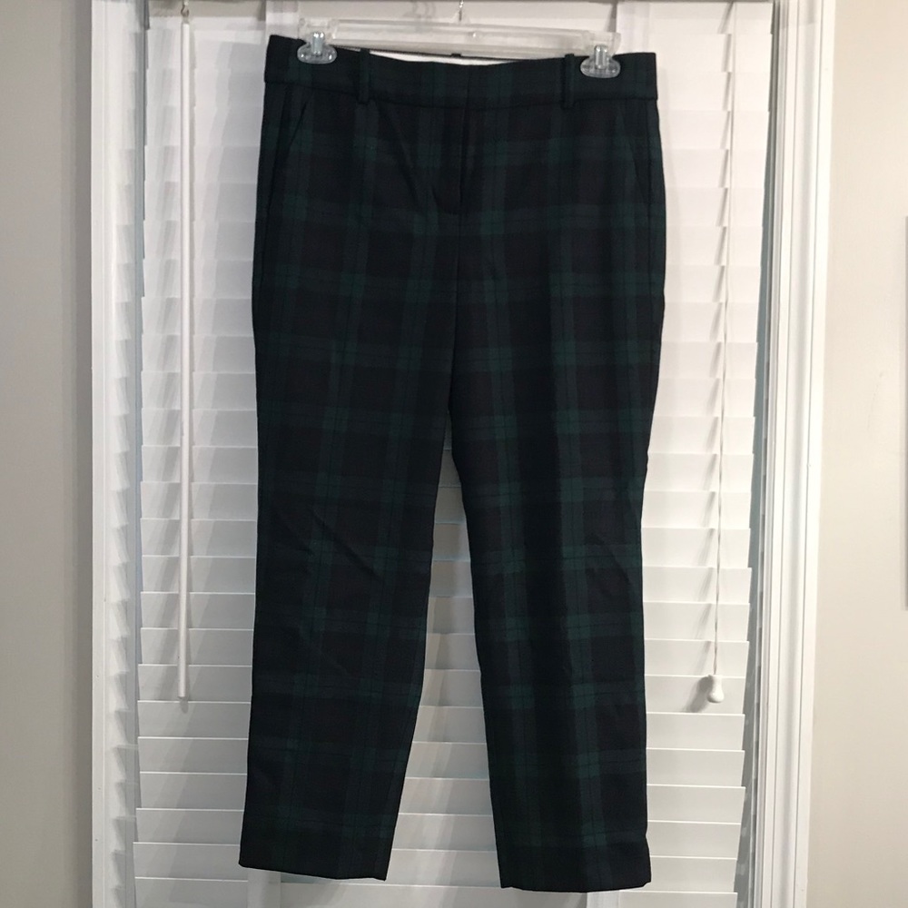 JCrew plaid pants NWT